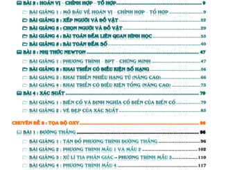 Bài giảng môn Toán 10 học kì 2 Nguyễn Công Hạnh