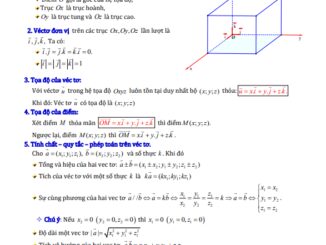 Bài tập phương pháp tọa độ trong không gian Diệp Tuân