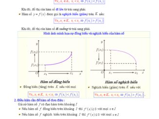 Bài tập tính đơn điệu của hàm số Diệp Tuân