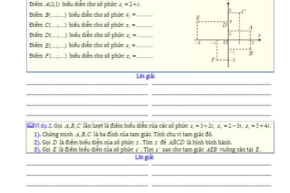 Bài toán tìm tập hợp điểm và cực trị của số phức Diệp Tuân