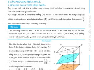 Bài toán tính góc giữa hai mặt phẳng