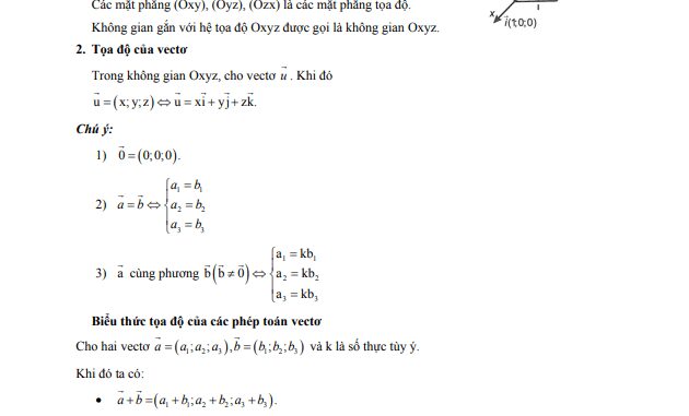 Các dạng bài tập VDC hệ tọa độ trong không gian