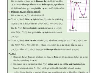 Chuyên đề cực trị của hàm số Hoàng Xuân Nhàn