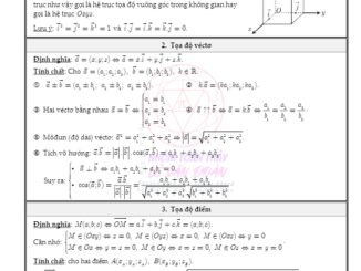 Chuyên đề phương pháp tọa độ trong không gian Oxyz Lê Văn Đoàn