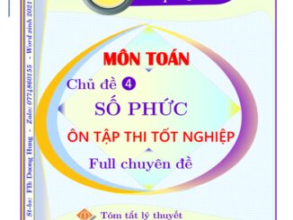 Chuyên đề số phức dành cho học sinh trung bình yếu Dương Minh Hùng