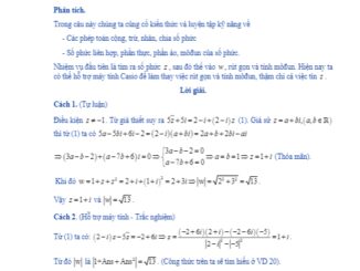 Chuyên đề số phức VD VDC Nguyễn Xuân Chung