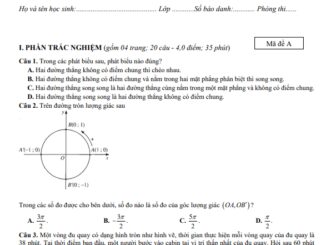 Đề cuối học kì 1 Toán 11 năm 2023 2024 trường THPT Ngô Quyền BR VT