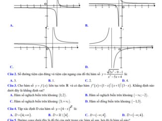 Đề cuối kì 1 Toán 12 năm 2023 2024 trường THPT Vĩnh Bảo Hải Phòng