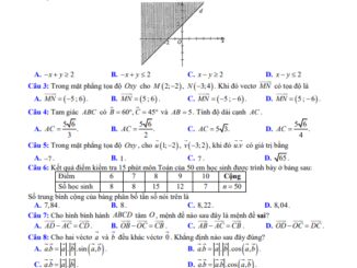 Đề cuối kỳ 1 Toán 10 năm 2023 2024 trường THPT chuyên Lê Quý Đôn Bình Định