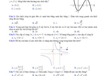 Đề giao lưu kiến thức Toán năm 2019 2020 lần 3 trường Quảng Xương 1 Thanh Hóa