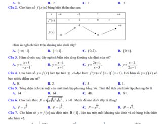 Đề khảo sát HSG Toán 12 năm 2020 2021 trường THPT Hưng Nhân Thái Bình