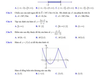 Đề kiểm tra giữa học kỳ 1 Toán 10 năm 2020 2021 trường THPT Sầm Sơn Thanh Hóa