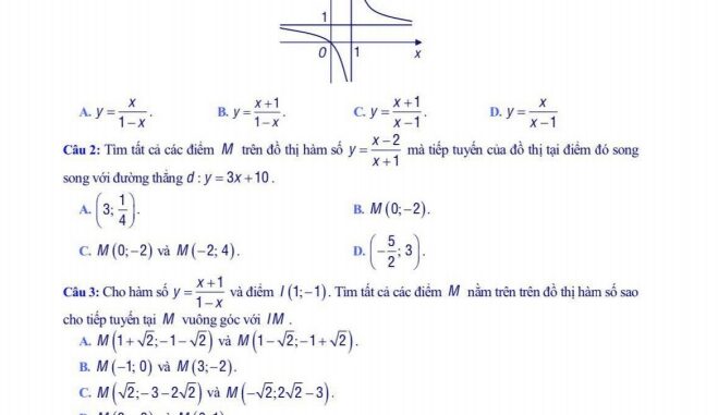 Đề KSCL Toán thi tốt nghiệp THPT 2021 lần 1 trường chuyên Lam Sơn Thanh Hóa