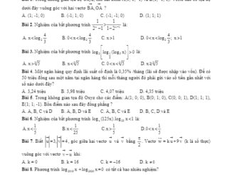 Đề ôn tập Toán 12 tháng 03 năm 2020 trường THPT chuyên Hà Nội – Amsterdam