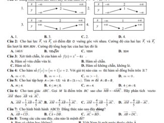 Đề thi giữa HK1 Toán 10 năm 2020 2021 trường THPT Trần Văn Dư Quảng Nam