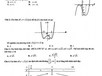 Đề thi giữa kì 1 Toán 12 năm 2020 2021 trường THPT Phan Đình Phùng Hà Nội