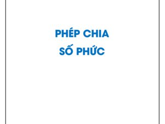 Giải bài tập SGK Giải tích 12 cơ bản: Phép chia số phức