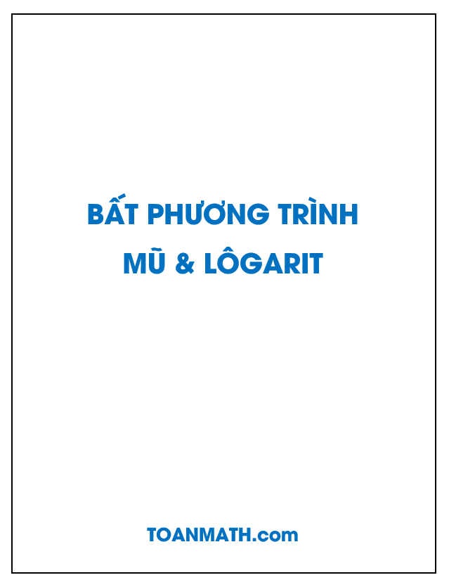 Giải bài tập SGK Giải tích 12 nâng cao: Bất phương trình mũ và lôgarit