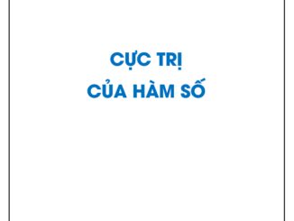 Giải bài tập SGK Giải tích 12 nâng cao: Cực trị của hàm số