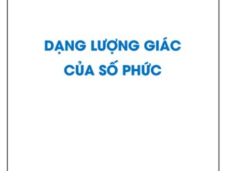 Giải bài tập SGK Giải tích 12 nâng cao: Dạng lượng giác của số phức và ứng dụng