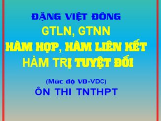 GTLN GTNN hàm hợp, hàm liên kết, hàm trị tuyệt đối Đặng Việt Đông