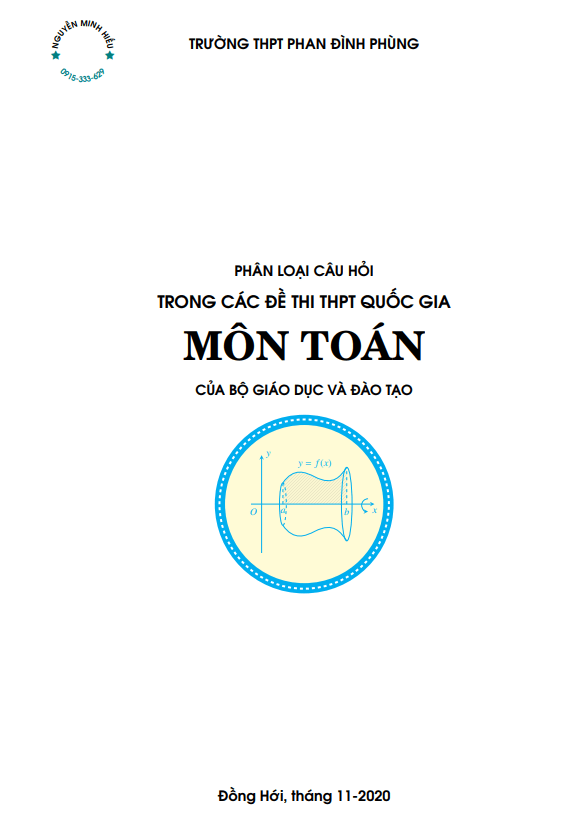 Phân loại câu hỏi trong các đề thi THPT Quốc gia môn Toán của Bộ GD&ĐT