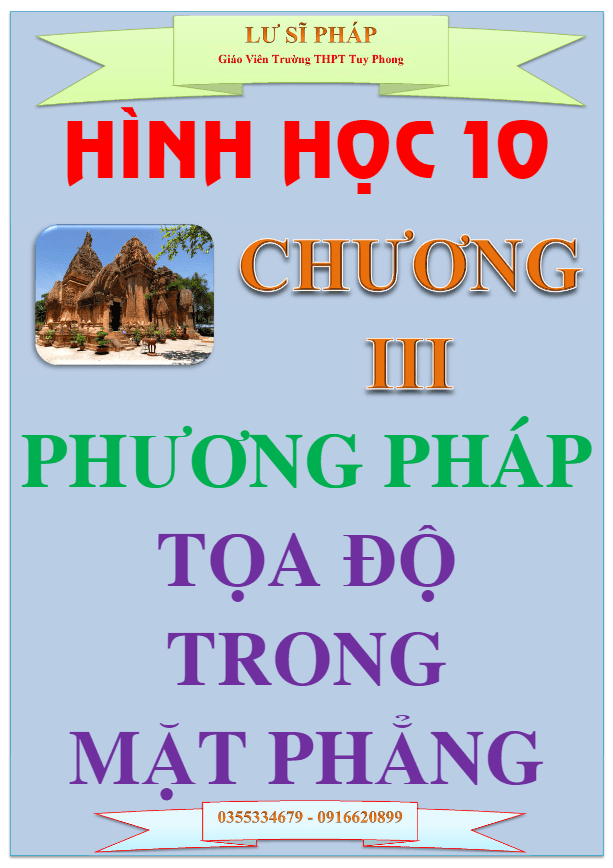 Tài liệu phương pháp tọa độ trong mặt phẳng Lư Sĩ Pháp