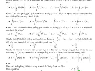 Ứng dụng của tích phân trong hình học