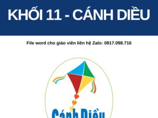 10 đề kiểm tra cuối học kỳ 1 môn Toán 11 Cánh Diều có đáp án