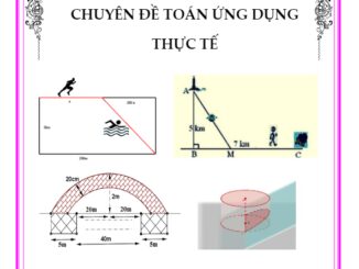 242 bài tập trắc nghiệm chuyên đề toán ứng dụng thực tế Phạm Minh Tuấn