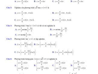 321 bài toán trắc nghiệm phương trình lượng giác thường gặp Trần Tuấn Huy