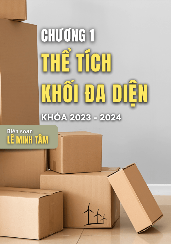 500 bài tập chọn lọc thể tích khối đa diện Lê Minh Tâm