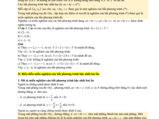 Bài tập bất phương trình và hệ bất phương trình bậc nhất hai ẩn Toán 10 Cánh Diều