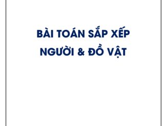 Bài toán sắp xếp người và đồ vật