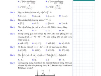 Bộ đề thi thử tốt nghiệp THPT 2023 môn Toán sở GD&ĐT Bình Dương