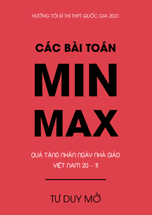 Các bài toán min max vận dụng cao