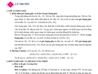 Chuyên đề hàm số lượng giác và phương trình lượng giác Toán 11 KNTTvCS