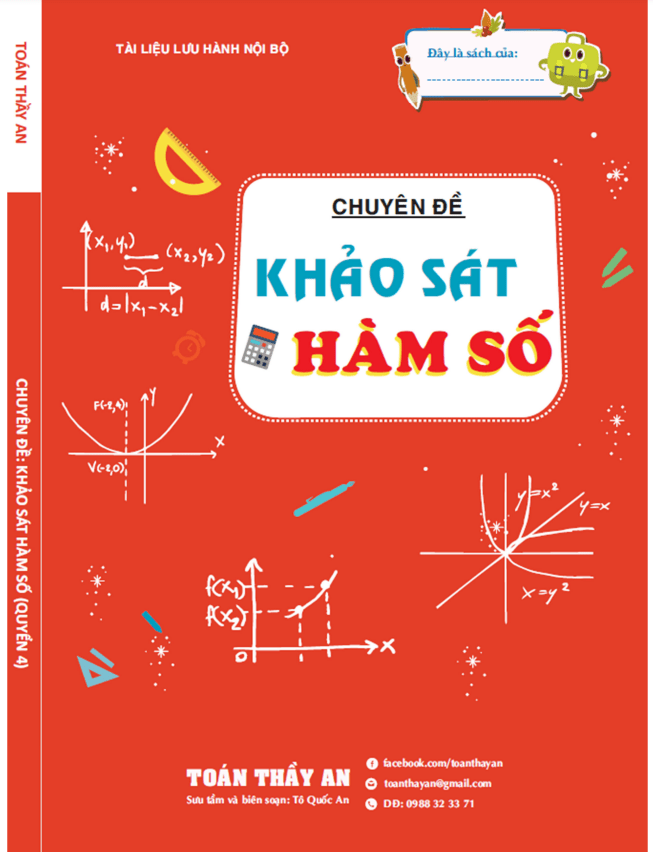 Chuyên đề khảo sát hàm số Tô Quốc An (quyển 4)