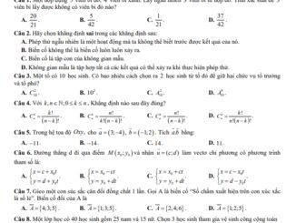 Đề cuối kỳ 2 Toán 10 năm 2022 2023 trường THPT Buôn Đôn Đắk Lắk