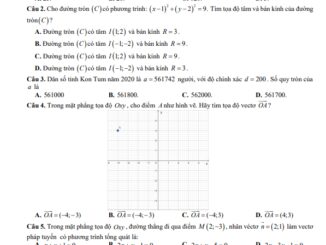 Đề cuối kỳ 2 Toán 10 năm 2022 2023 trường THPT Trần Quốc Tuấn Kon Tum
