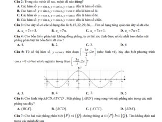 Đề giữa HKI Toán 11 năm 2023 2024 trường THPT Quang Trung Hải Dương