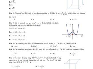 Đề giữa học kỳ 1 Toán 12 năm 2023 2024 trường THPT Ngô Quyền Đồng Nai