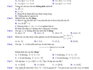 Đề giữa kỳ 1 Toán 10 KNTTVCS năm 2023 2024 trường THPT Lê Lợi Quảng Trị