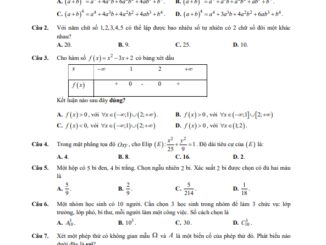 Đề học kỳ 2 Toán 10 năm 2022 2023 trường THPT Lương Thế Vinh Quảng Nam