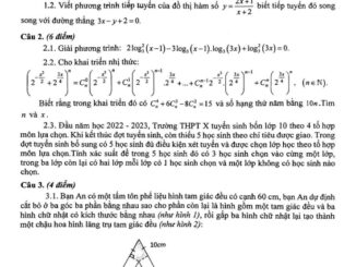Đề học sinh giỏi cấp tỉnh Toán 12 năm 2022 2023 sở GD&ĐT Lâm Đồng
