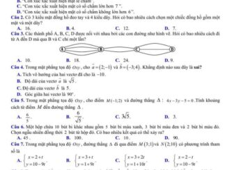 Đề khảo sát Toán 10 lần 4 năm 2022 2023 trường THPT chuyên Thái Bình