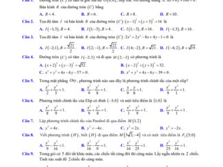 Đề tham khảo cuối kì 2 Toán 10 năm 2022 2023 THPT Thuận Thành 1 Bắc Ninh