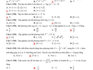 Đề tham khảo cuối kì 2 Toán 11 Cánh Diều năm 2023 2024 sở GD&ĐT Ninh Bình