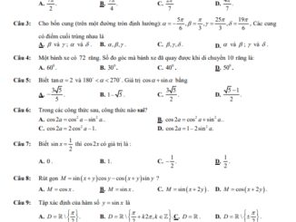 Đề tham khảo giữa kỳ 1 Toán 11 KNTTVCS năm 2023 2024 THPT số 1 TP Lào Cai