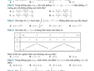 Đề thi khảo sát chất lượng Toán 12 năm 2022 2023 sở GD&ĐT Ninh Bình